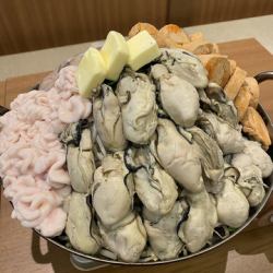 [Limited to 3 groups per day] Reverse fraud gout hotpot (1 serving) Luxury hotpot with oysters, milt, monkfish liver, and squid (miso butter)