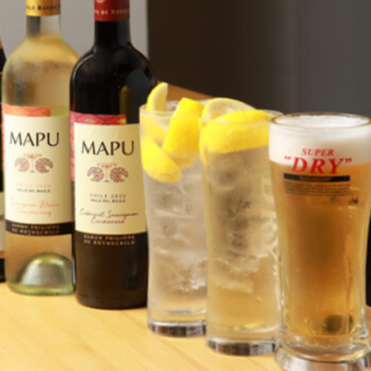 平日早飲み限定！2時間飲み放題(串かつとツマミ付)