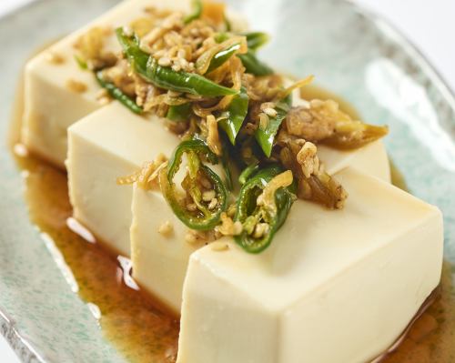 青椒凉豆腐