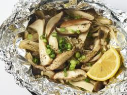 Lots of mushrooms baked in foil