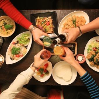 [最受欢迎]考山套餐无限畅饮120分钟（约60种）+7道菜4,500日元