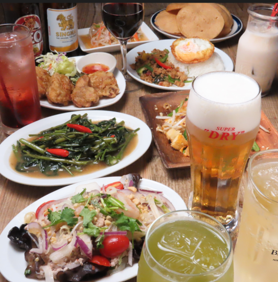 享受正宗的泰国美食☆ 供应午餐和晚餐！