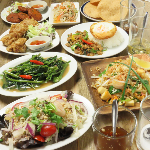 An authentic Thai restaurant run by an owner who is fascinated by Thailand.
