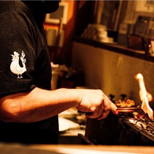 Authentic all the way! Creative yakitori grilled by the owner with 17 years of grilling experience
