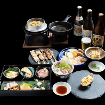 《宴会コース》ミスジのタタキ/カキグラタン/鶏トロ焼肉等■120分飲放・全13品・8500円(税込)■