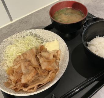 宮城もち豚　生姜焼き定食