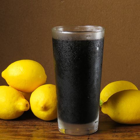 Specialty "Lantern High (Black lemon sour with charcoal)" ♪♪