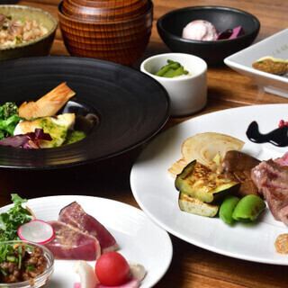 【クリスマスディナーショートコース】国産黒毛和牛A4 サーロイン・選べる〆のご飯など全6品