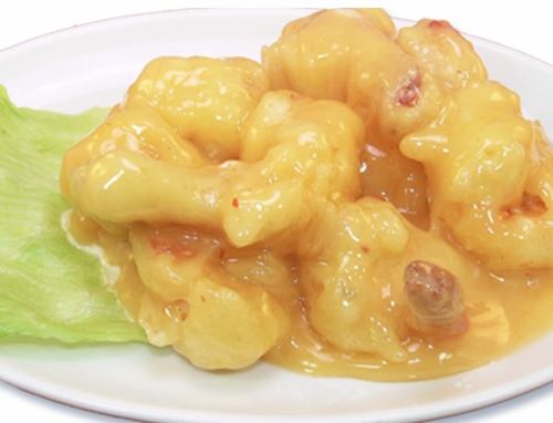 ぷりぷり海老と特製マヨソースで味わう濃厚エビマヨ♪