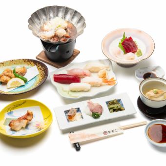 【にぎわい御膳】　料理のみ7品　4000円