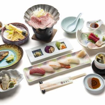 【花見御膳】　料理8品のみ　5000円