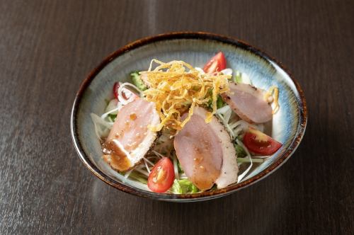 香味野菜の鴨ねぎサラダ