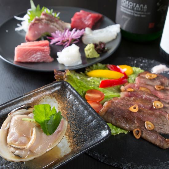 当店は魚だけでなく、肉料理など様々な料理が楽しめます☆