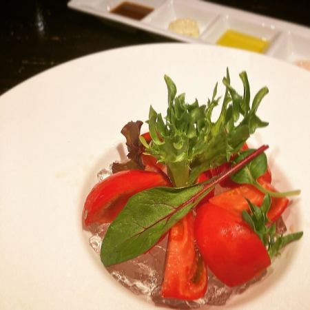 静岡産アメーラの冷やしトマト