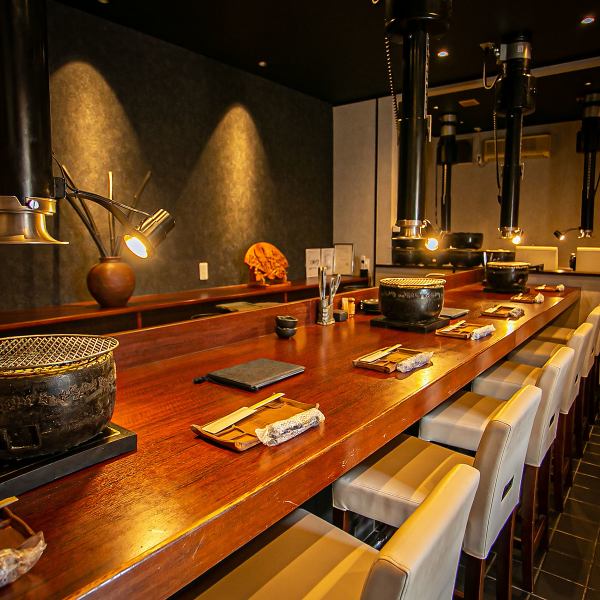 [Small number of customers are also welcome] We welcome one person or a small number of people to come to the store! The calm and stylish interior is a perfect space for a date.Please spend a wonderful time while enjoying our proud "Shimane Wagyu".