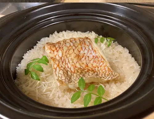 천연 도미 냄비 밥