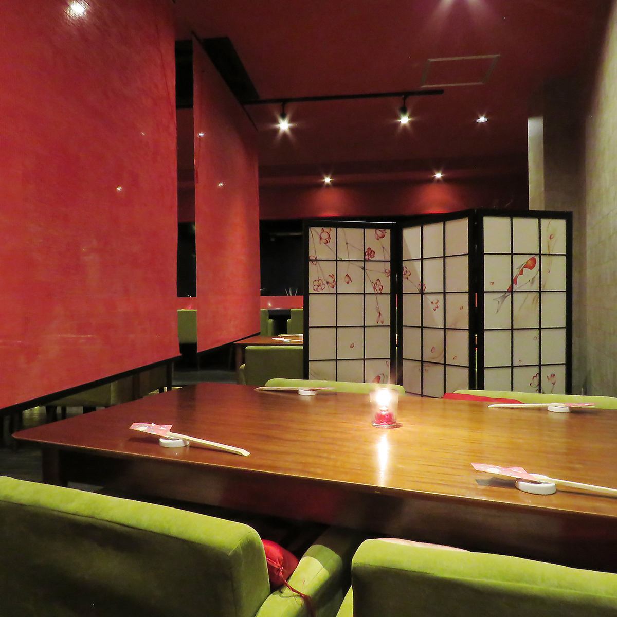 The interior of the store has a modern atmosphere and is full of adult mood♪ Perfect for a date.