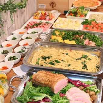 [Private/half-standing buffet party plan 5,500 yen, 2.5 hours of all-you-can-drink included, total of 18 dishes] Enjoy authentic Italian cuisine♪
