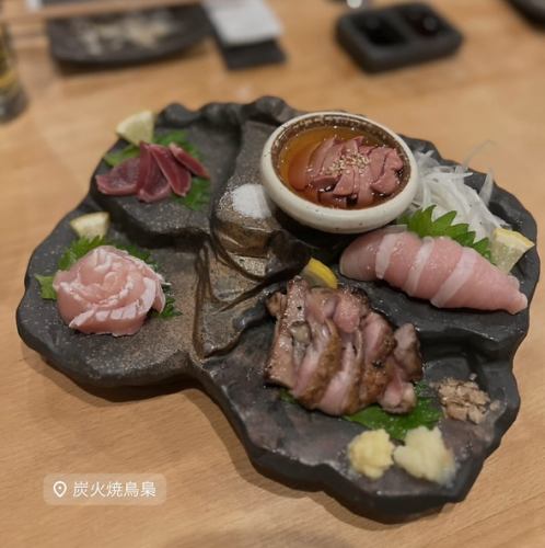 Assortment of 5 kinds of sashimi