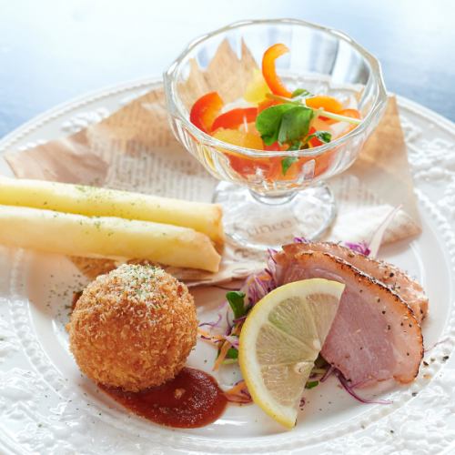 【旬の新鮮な食材を楽しむ!】前菜盛り合わせ