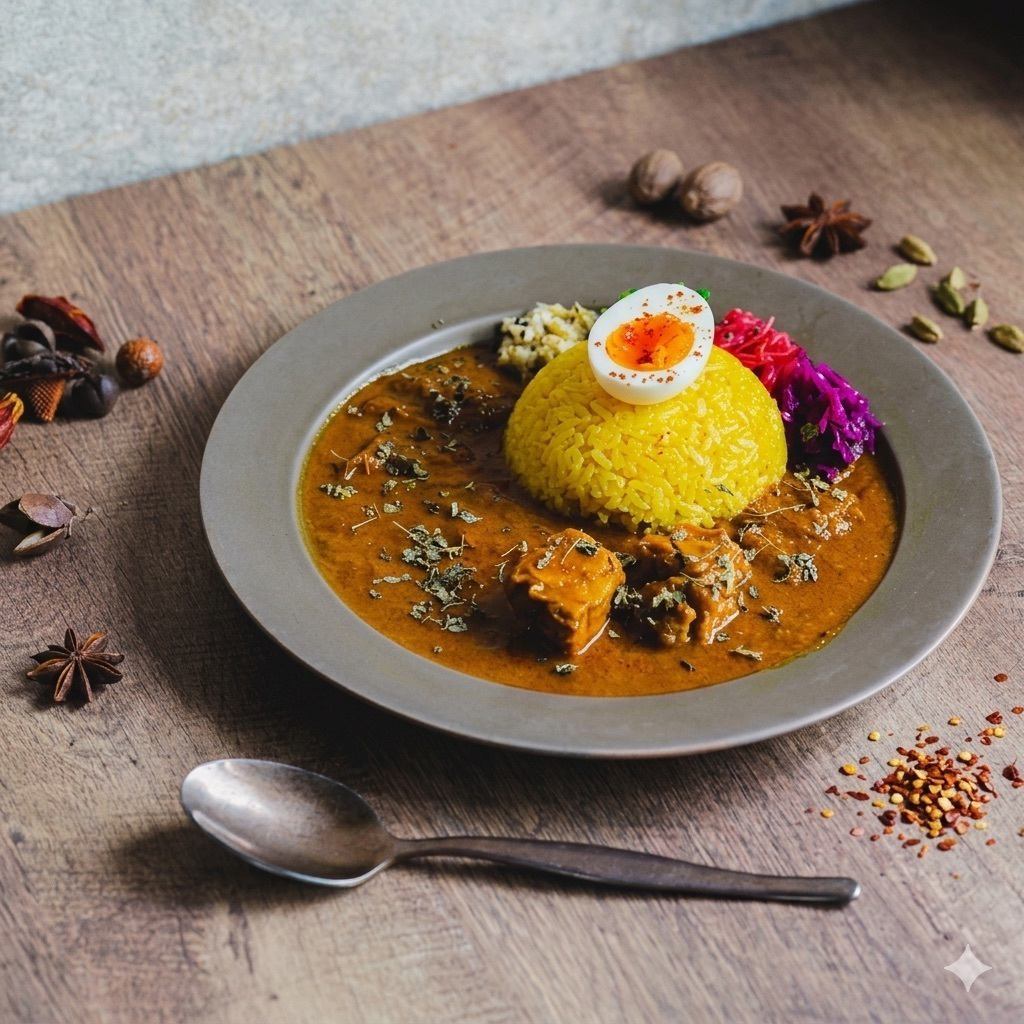 新メニューが登場！スパイスが効いた特製カレーで五感を整える◎