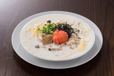 たらことキノコのクリームスパゲッティ～SPAGETTI CON CREAM DI UNGHI～