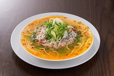 シラスと九条ネギの和風ペペロンチーノ～PEPERONCINO GIAPPONESE SHIRASU～