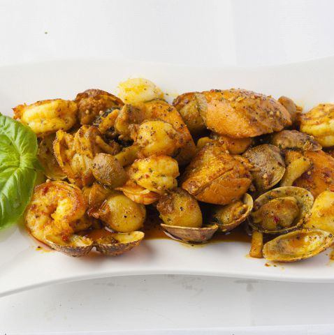 [Seafood] Stir-fried seafood mix