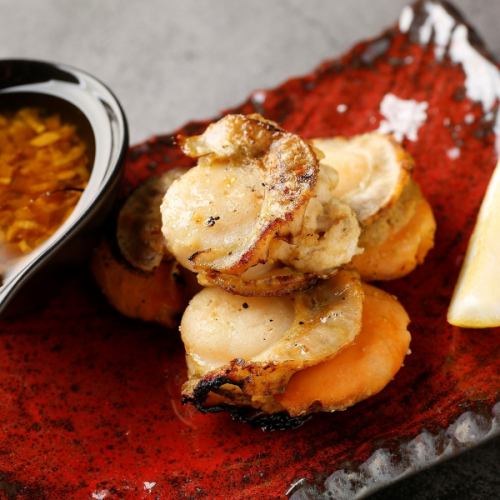 Charbroiled scallops