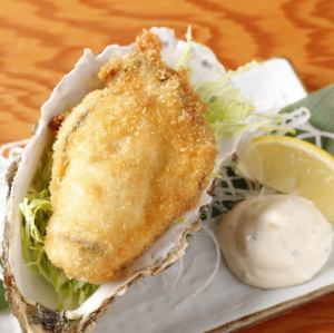 大粒牡蠣のカキフライ
