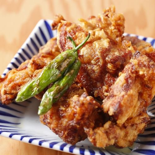 牡蠣ベース特製  鶏のから揚げ