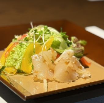 白身魚昆布〆サラダ