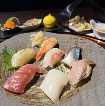 【海鮮ランチ　にぎり寿司７貫】
