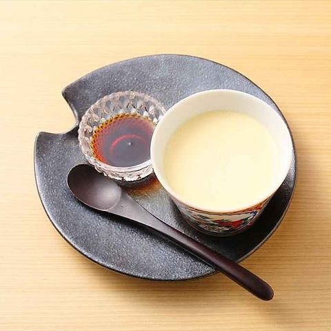 Corn egg pudding from Sakai Farm in Kuriyama Town