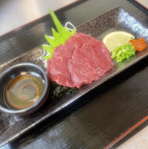 希少な会津産馬刺し