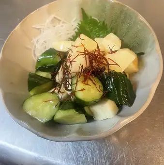長芋きゅうりの塩昆布和え