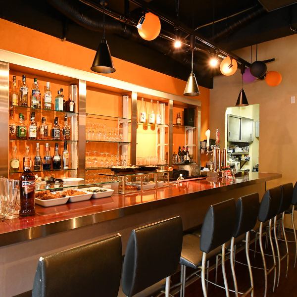 [Reliable even for one person ◎] We have 7 counter seats that can be used casually by one person.Our counter seats are in the counter kitchen, so you can drink while enjoying communication with the staff.