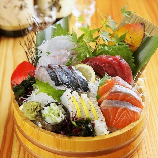 We also boast fresh seafood! Sashimi platter