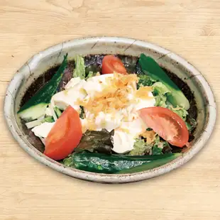 崩し豆腐のしょうがクリーミーサラダ