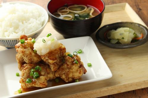 Tatsuta fried chicken set meal