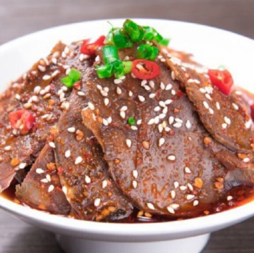 麻辣牛チマキ/くらげ/ハチノスの四川風和え