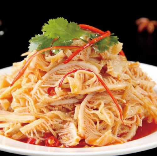 牛百叶のら油ごま味