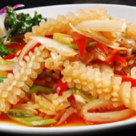 イカのXO醤油炒め