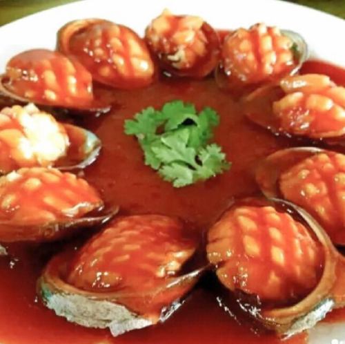 活アワビ姿蒸し醤油旨煮(3コ入り)