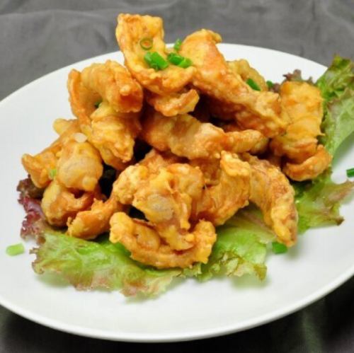 ホルモンの天ぷら