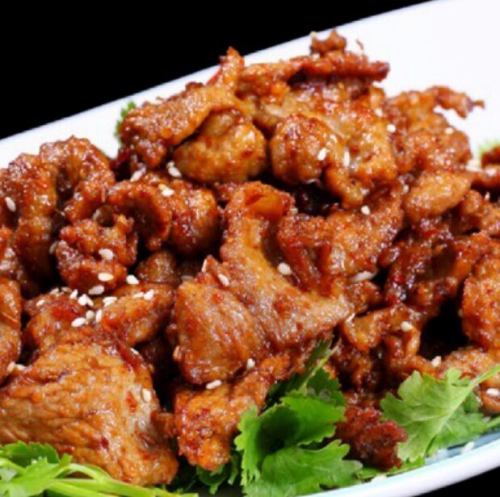 ラム肉とクミン炒め/ラム肉とねぎ強火炒め