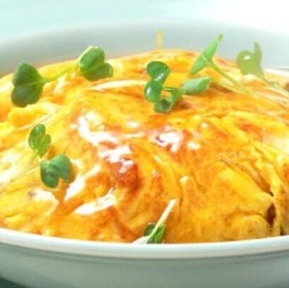 天津飯/挽肉バジル辛味ライス