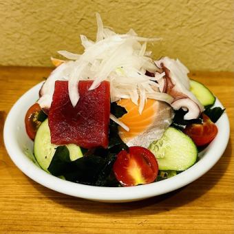 鮮魚のチョレギサラダ