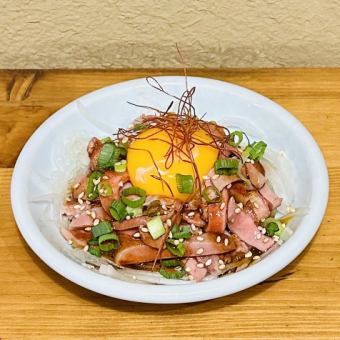 牛舌刺身和烤肉