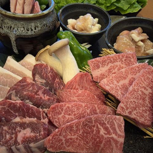 卸問屋直送和牛と国産ホルモンを鮮度重視で提供